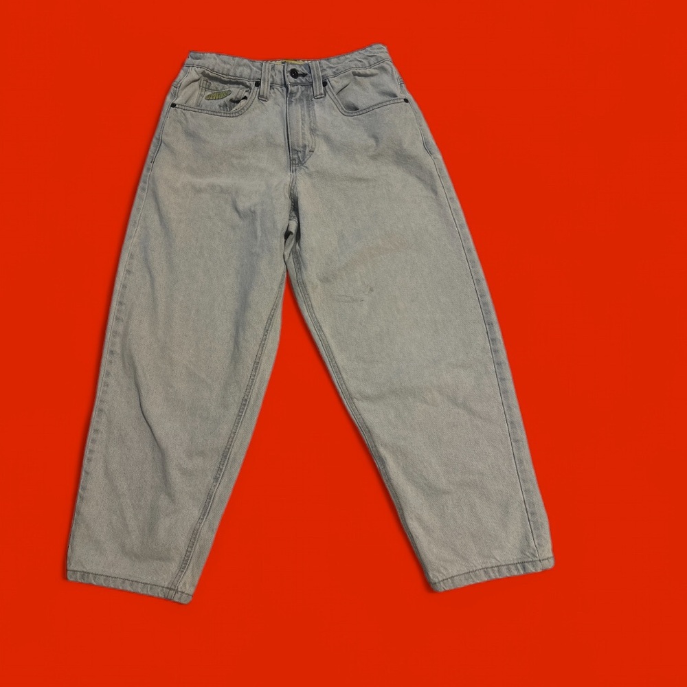 Empire light blue baggy jeans size 28 with drawstring